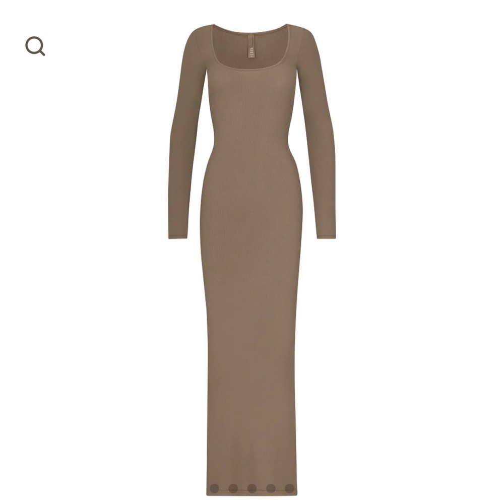 Skims soft lounge dress in Oxide